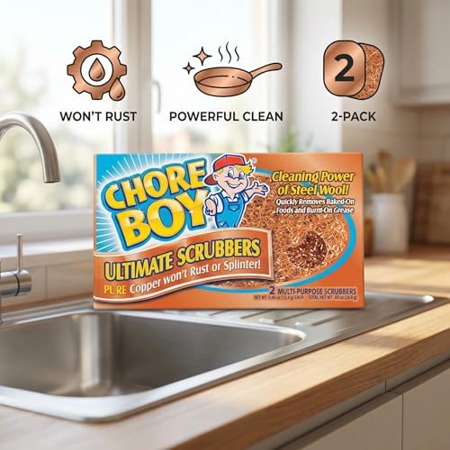 Chore Boy Heavy Duty Copper Scrubber - Image 4