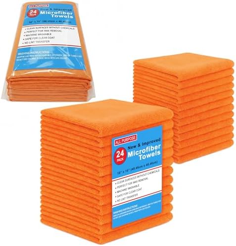 Blue Horizon Microfiber Cleaning Towels, Ultra Soft Plush Washcloth, All by BlueHorizon
