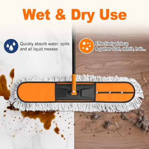 JEHONN 2-in-1 Commercial Dust Mop - Image 4
