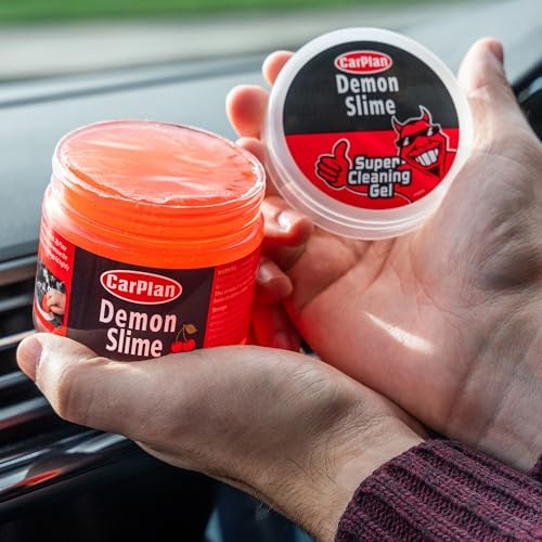 CarPlan Demon Slime Car Interior Cleaner Gel, 5.6 Oz, Hot Cherry - Image 2