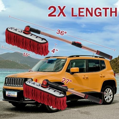 Extendable Car Duster, CA Wax Cotton - Image 2