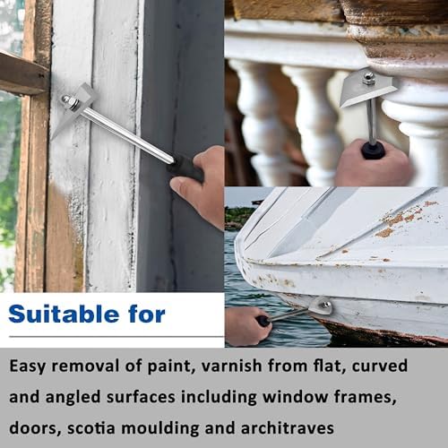 CHILI Hand Tools 3 IN 1 Stainless Steel Shave Hook Scraper Set, Wood Painting - Image 7