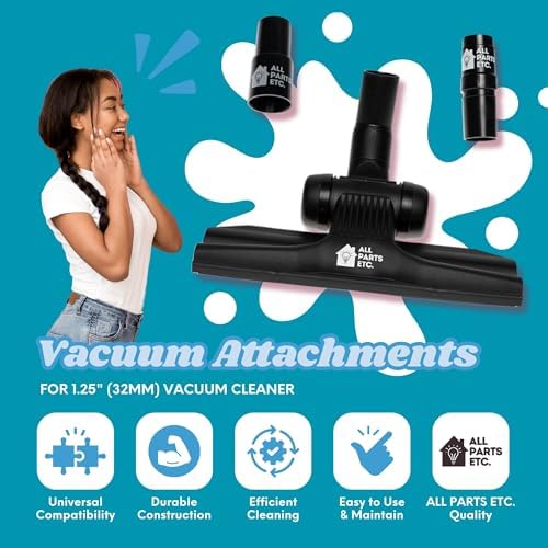 Vacuum Attachments for 1.25" Vacuum Cleaner | Gulper Floor Tool for Hoover - Image 2