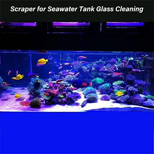 Vimvins Algae Scraper for Glass Aquarium, Long Handle Fish Tank Algae Scraper - Image 3