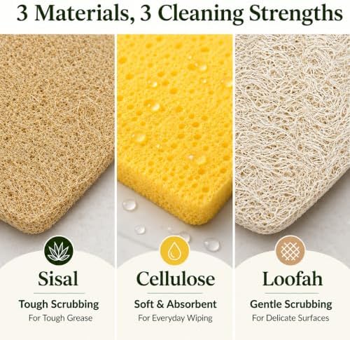 Natural Loofah Sponge, Kitchen Sponges - Image 5