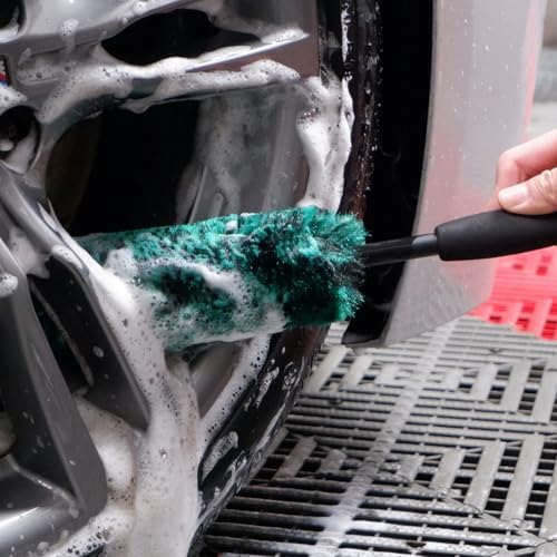 oesee Professional 4 Pack Long Handle Wheel Brush Kit - Image 6
