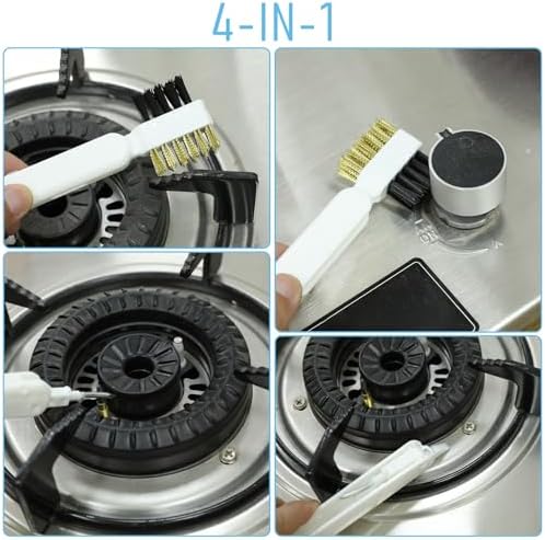 Kitchen Cleaning Scrub Brush Deep Gas Stove Brass Wire Brush - Image 5