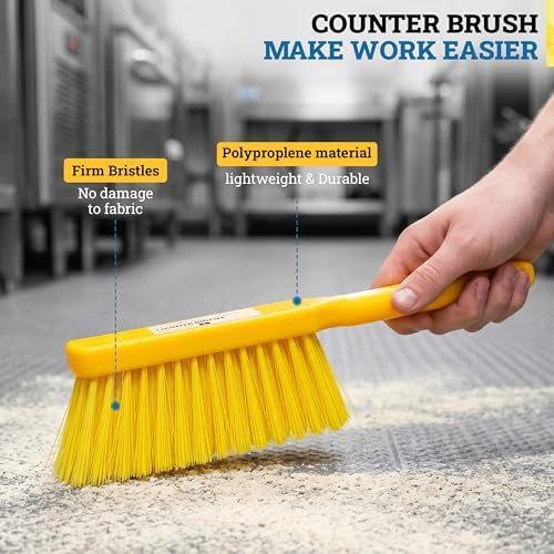 KLEEN HANDLER 13.75" Counter Brush, Handheld Cleaning Brush, 6 Pack - Image 7