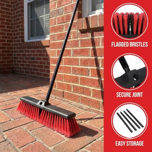 18" Heavy Duty Push Broom - Image 5
