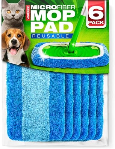 VanDuck Reusable Microfiber Mop Pads by VanDuck