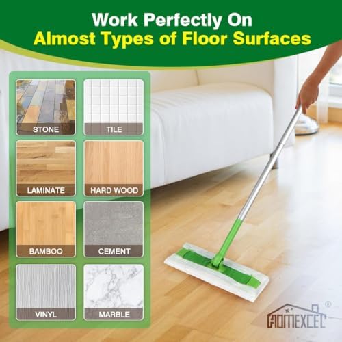HOMEXCEL Dry Sweeping Cloths for Swiffer Sweeper 120 Count Disposable - Image 5