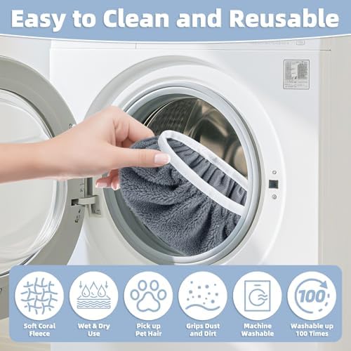 Reusable Mop Pads for Swiffer Sweeper Mop, Microfiber Wet Pads Refill - Image 6