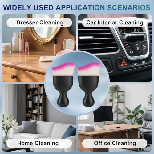 Amrules 2 Pcs Car Interior Detailing Brush Cleaning Tools - Image 7