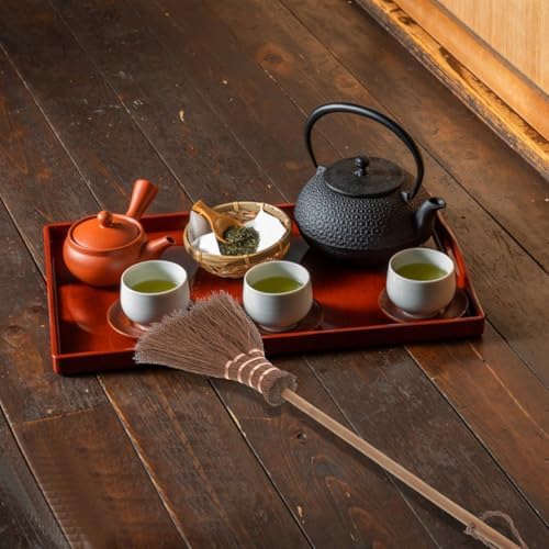 Luxshiny Tea Tray Brush Mini Straw Broom - Image 6