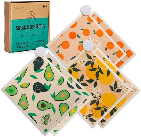 Harps&Seb Swedish Dishcloths for Kitchen Dishcloths by HarpsSeb
