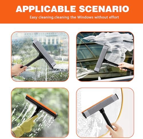 2 in1 Window Squeegee for Car, Window Cleaner - Image 6