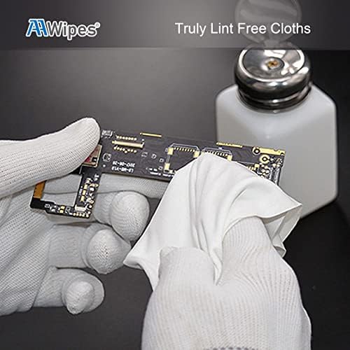 AAwipes Knitted Microfiber Cleanroom Wipers 9"x9" Superfine Polyester-Polyamide - Image 6