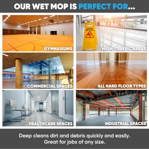 36" Microfiber Wet Mop Pad - Image 6