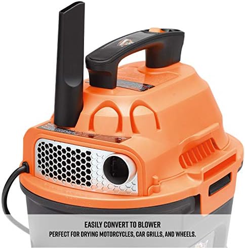 Armor All, 2.5 Gallon 2 Peak HP Wet/Dry Utility Shop Vacuum - Image 6