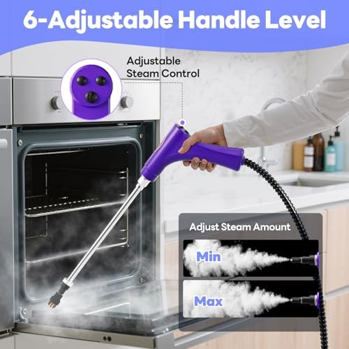 Handheld Steam Cleaner, 10s Fast Handheld Heating Steamer - Image 4