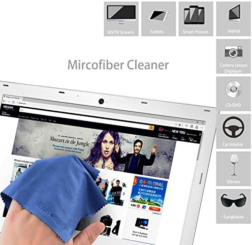 Wisdompro 8-Pack 6x7 Inches Soft Microfiber Cleaning Cloth - Image 4