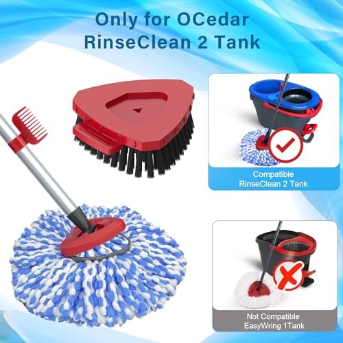 2 Pack Spin Mop Heads Replacement Compatible - Image 2