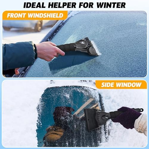 EcoNour Ice Scrapers for Car Windshield Car Ice Scraper - Image 4
