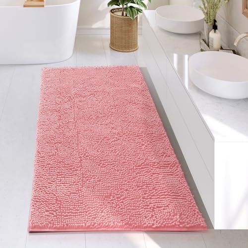 Hearth & Harbor Bathroom Rugs, Chenille Bath Mat - Image 2