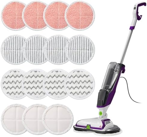 12 Pack 2124 Steam Mop Replacement Pads Compatible by BIHARNTHomeReplacement