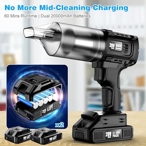 Car Vacuum Cordless, 35000PA Strong Suction Handheld Vacuum - Image 3