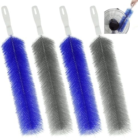 4 Pcs Cobweb Duster, Bendable Fan Cleaner Brushes Set Reusable, Plastic by Unknown
