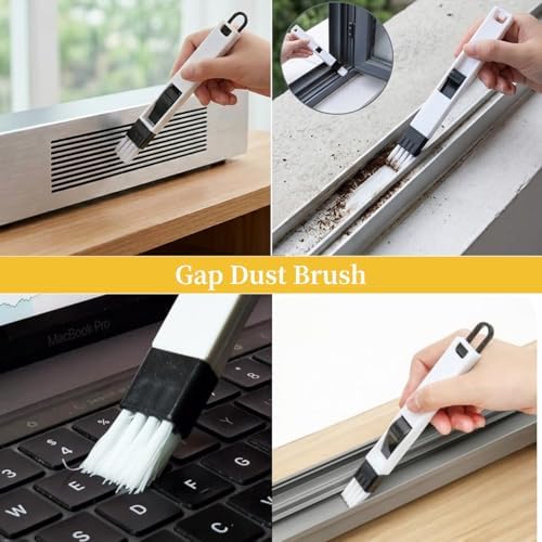 15pcs Crevice Cleaning Brush, Hard Bristle Scrub Brushes Tools - Image 6