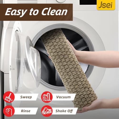 JSEI Dirt Trapper Door Mat 36"x60", Non-Slip Entryway Rugs - Image 6
