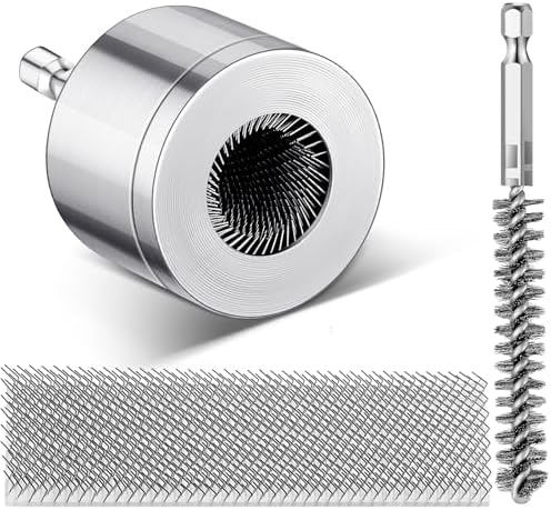 Pasimy 1/2'' Copper Tube Pipe Cleaner Brush Kit 1/2'' Stainless Steel Bore by Pasimy