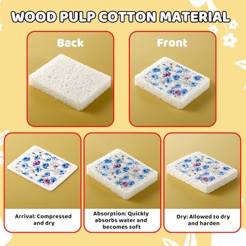 Chengu 12 Pcs Kitchen Dish Sponges - Image 3