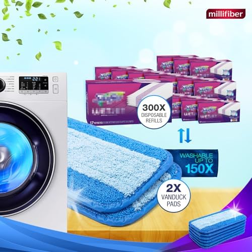 Millifiber Reusable Mop Pads for Swiffer WetJet Mops - Image 5