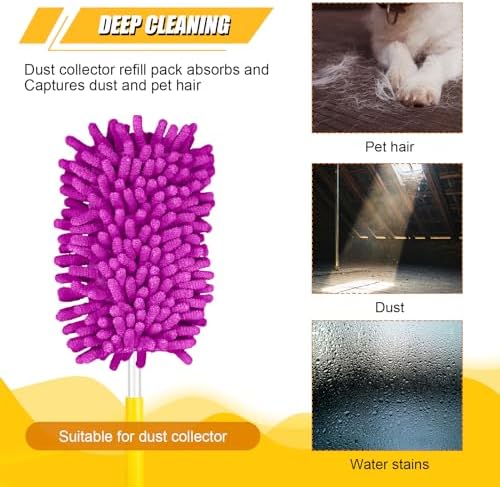 2pcs Duster Refills, Microfiber Dusters Heavy Duty Refills 360 Ceiling Fan - Image 5