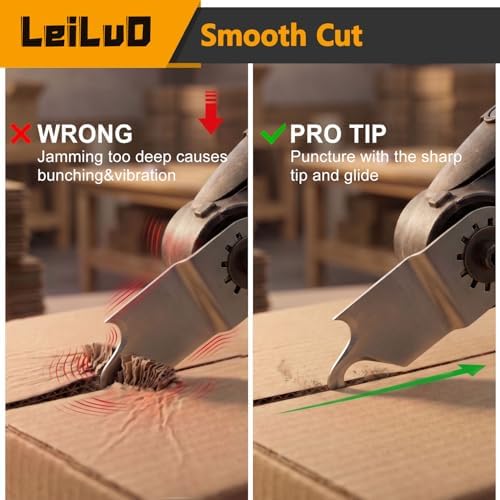 LEILUO 6Pcs Oscillating Tool Hook Blade - Image 4