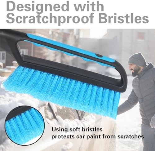 Snow Brush and Ice Scraper for Car Windshield, 26.4" Window Scraper Deicer for - Image 5