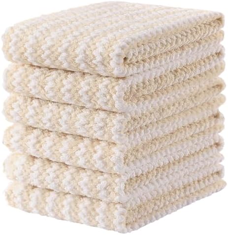 Homaxy 6 Pack Coral Velvet Kitchen Towels, 10 x 20inches by Homaxy