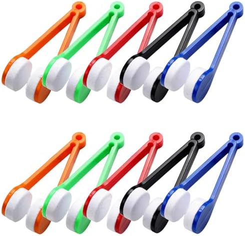 Houlishu10PCS Mini Eyeglass Cleaner Brush, Portable Microfiber Sunglasses by Unknown