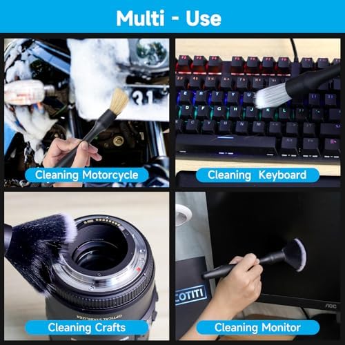 9 Pcs Car Detailing Brush Set No Scratch - Image 7