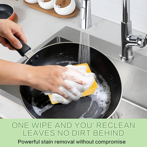 10-Count Kitchen Sponges, Compostable Thicker Pop-Up Sponges - Image 6