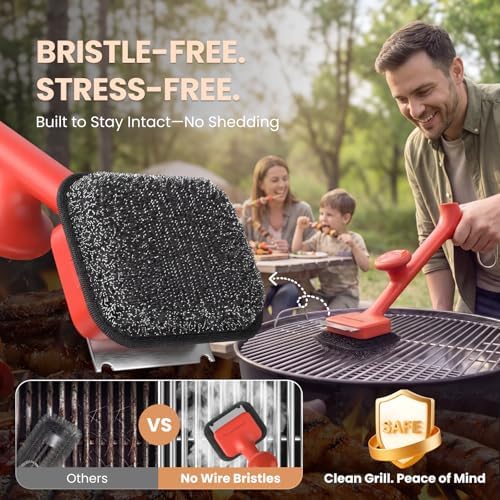 ThermoMaven Bristle-Free Grill Brush - Image 3
