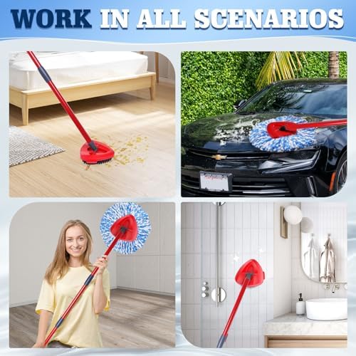 8 Pack Spin Mop Replacement Heads - Image 6