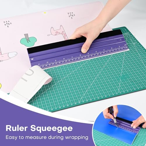 NEWISHTOOL 2 PCS Felt Squeegee for Vinyl, Two-Length - Image 4