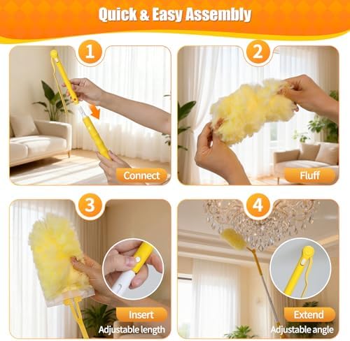 40 Count 360° Heavy Duty Duster Refills, Compatible - Image 6