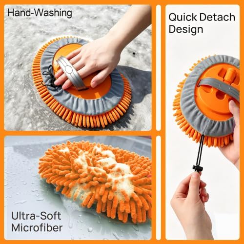 60" Car Wash Brush Kit - Image 4