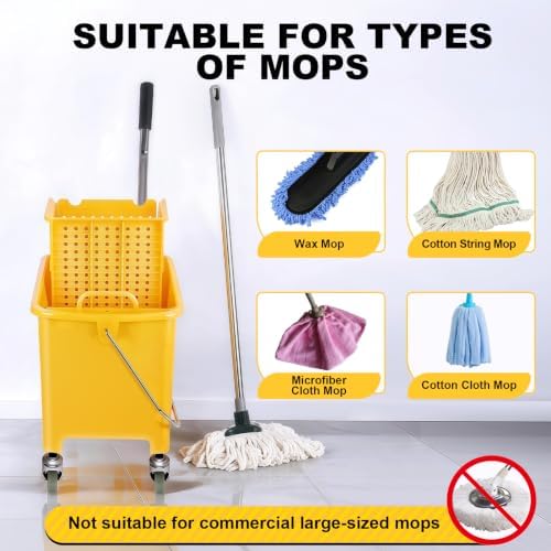 21 Quart Compact Mop Bucket - Image 7