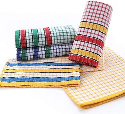 Large Kitchen Dish Towels, 16 Inch x 26 Inch Bulk Absorbent Cotton Kitchen - Image 2